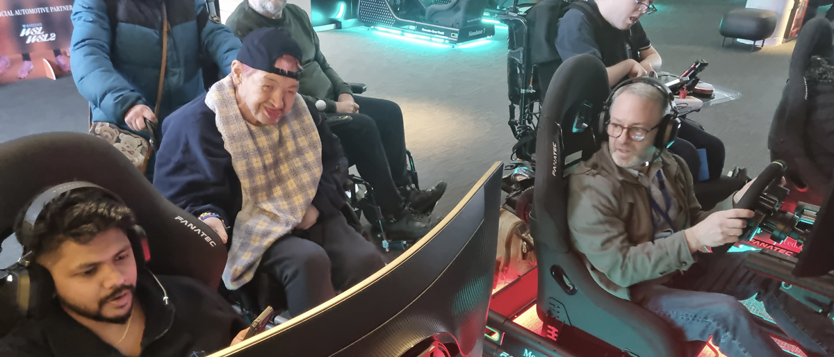 Driving Sims at Mercedes Benz World