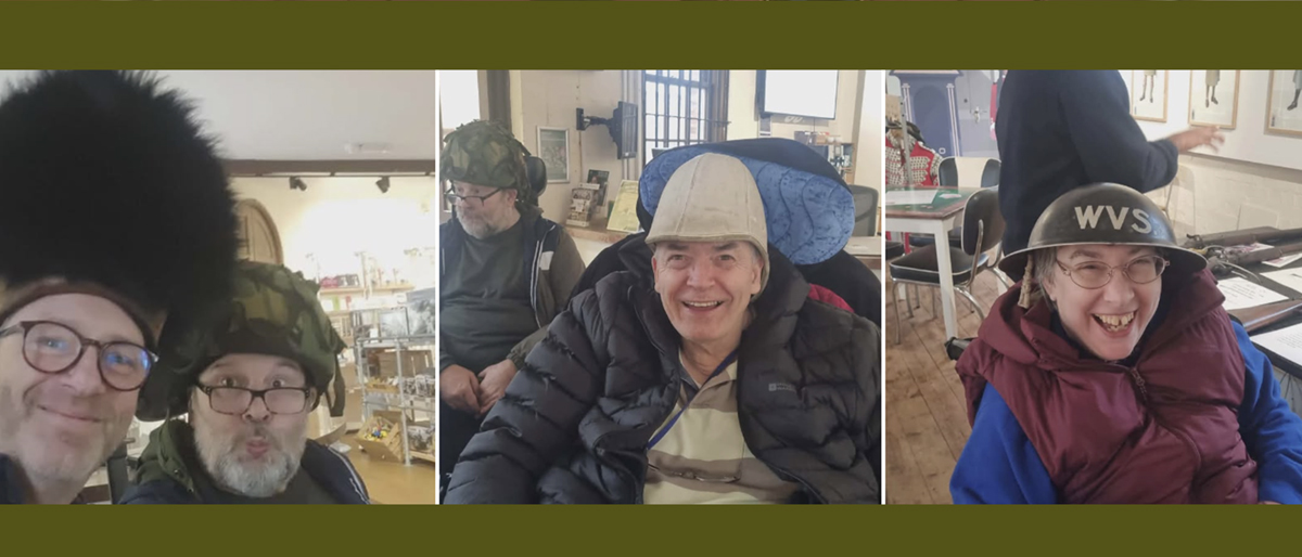 Daft helmets at the Mililtary Museum